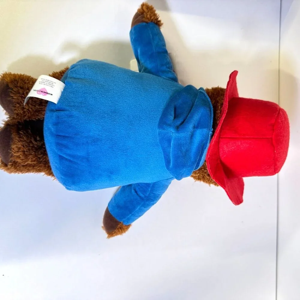 Paddington Bear Plush Kohls Cares 12" Honey-Brown Blue Duffel Coat Red Hat - Picture 9 of 11